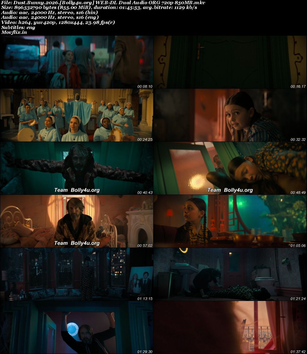 Dust Bunny 2026 WEB-DL Hindi Dual Audio ORG Full Movie Download 1080p 720p 480p