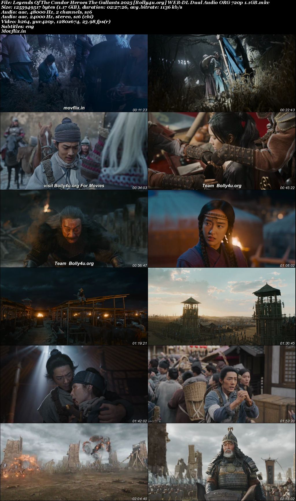 Legends of The Condor Heroes The Gallants 2025 WEB-DL Hindi Dual Audio ORG Full Movie Download 1080p 720p 480p