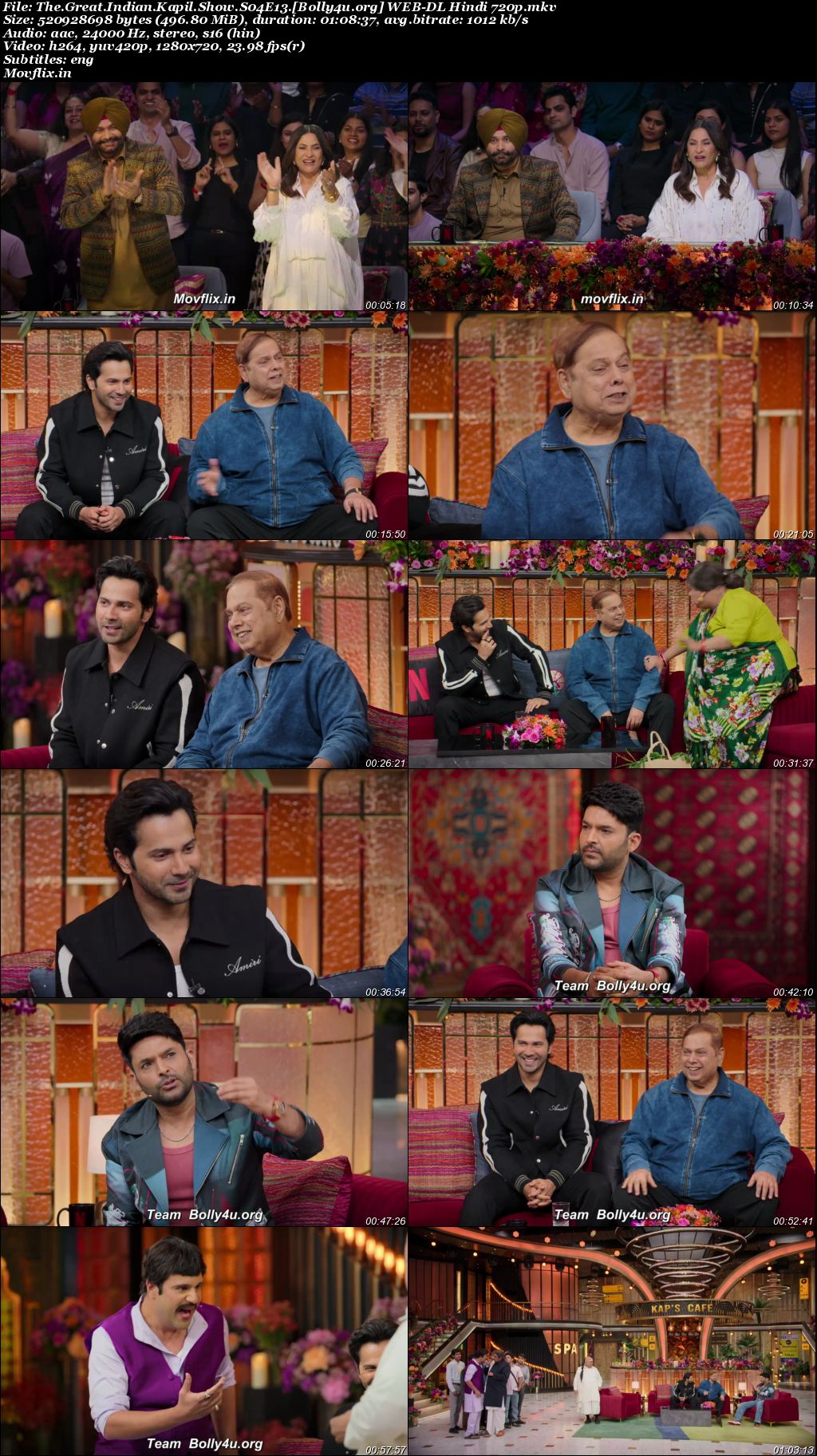 The Great Indian Kapil Show 2025 WEB-DL Hindi S04 Complete Download 720p