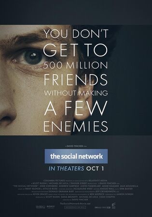 The Social Network 2010 BluRay Hindi Dual Audio ORG Full Movie Download 1080p 720p 480p