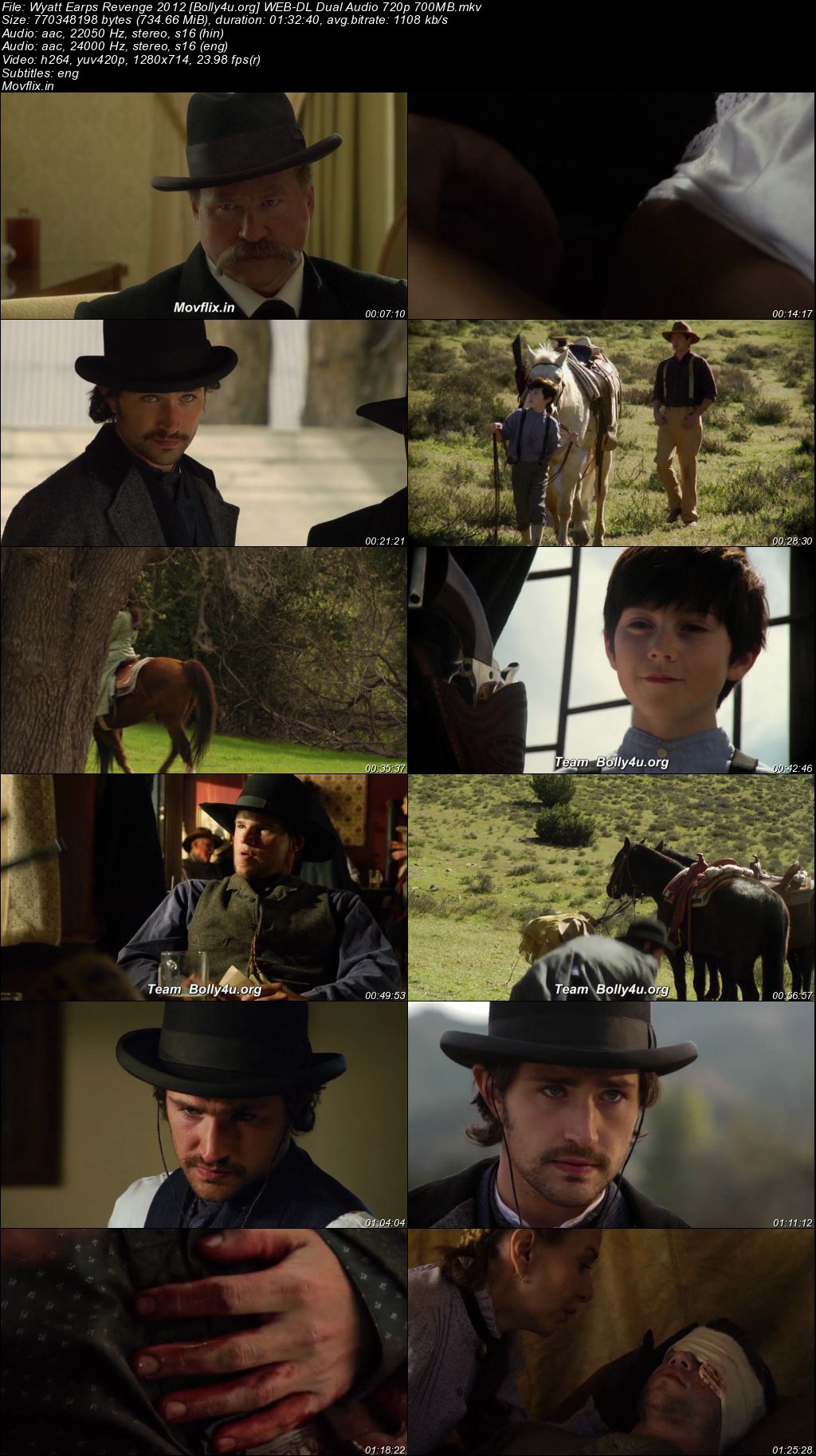 Wyatt Earps Revenge 2012 WEB-DL Hindi Dual Audio Full Movie Download 1080p 720p 480p