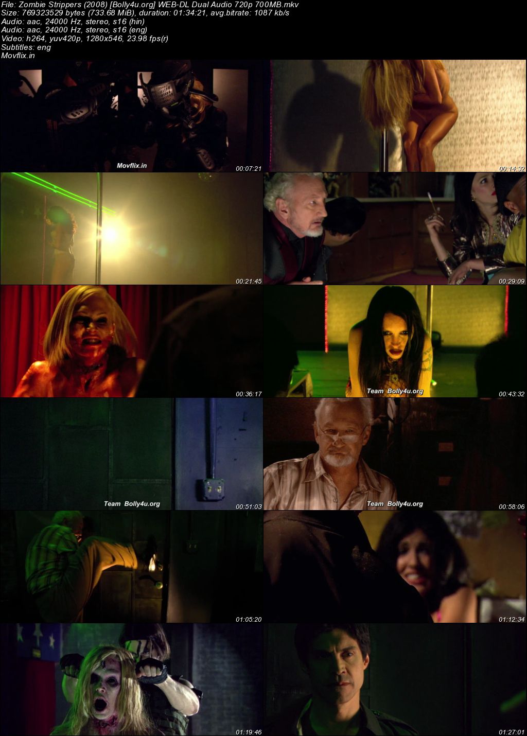 Zombie Strippers 2008 WEB-DL Hindi Dual Audio ORG Full Movie Download 1080p 720p 480p