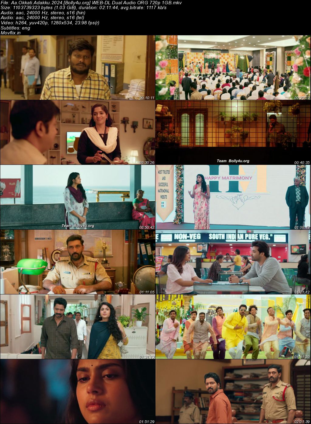 Aa Okkati Adakku 2024 WEB-DL UNCUT Hindi Dual Audio ORG Full Movie Download 1080p 720p 480p