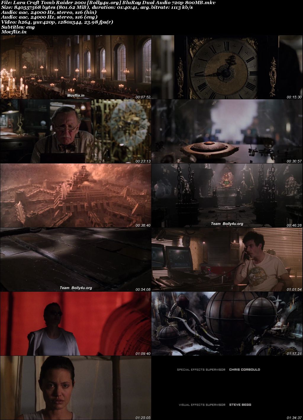 Lara Croft Tomb Raider 2001 BluRay Hindi Dual Audio ORG Full Movie Download 1080p 720p 480p