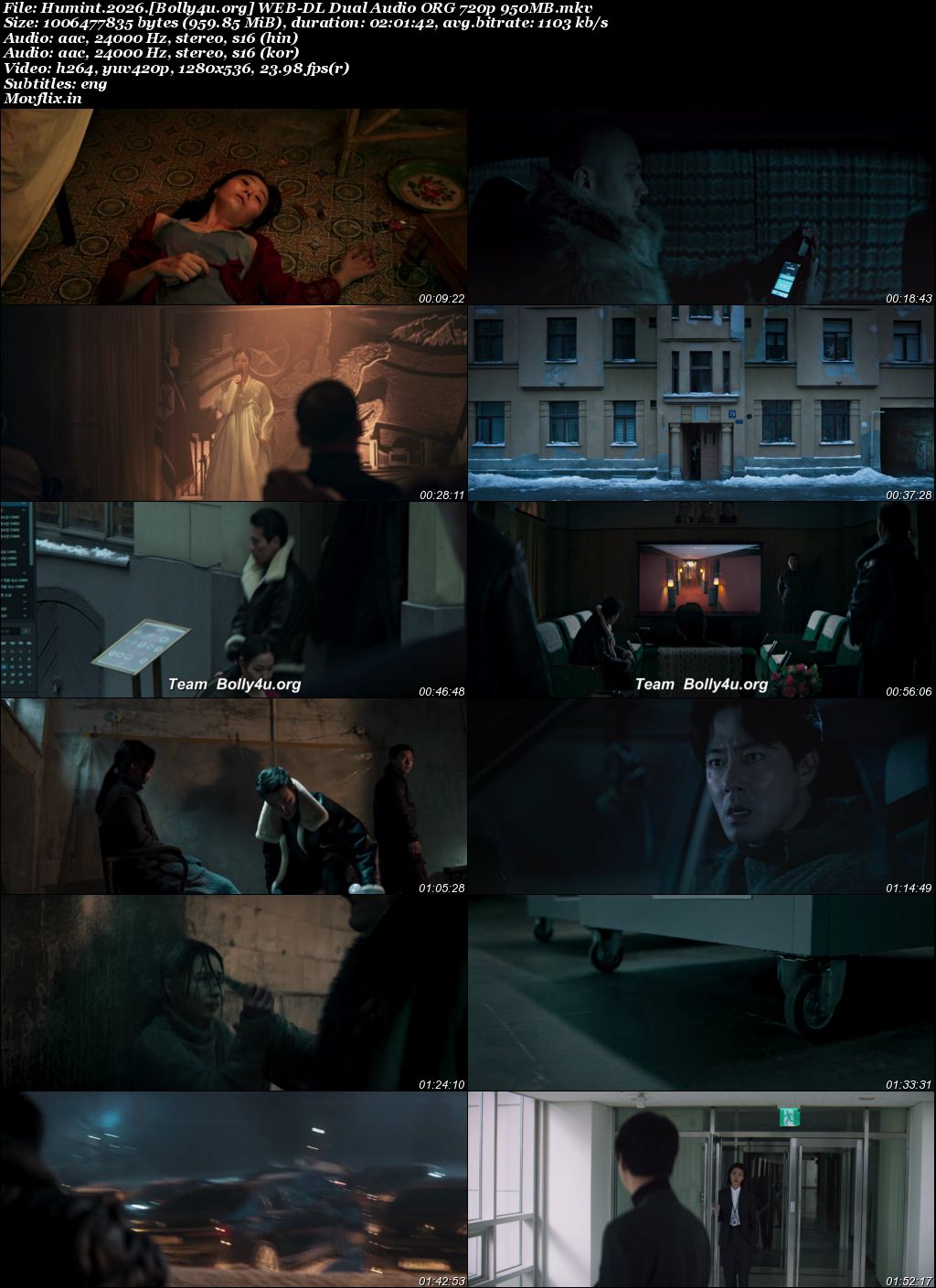 Humint 2026 WEB-DL Hindi Dual Audio ORG Full Movie Download 1080p 720p 480p