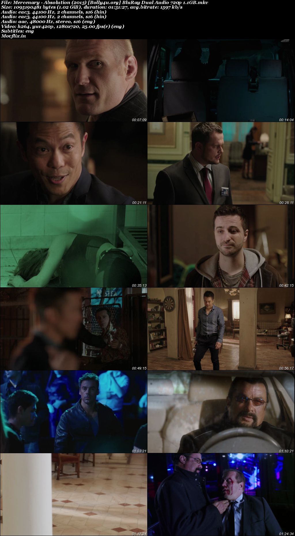Mercenary Absolution 2015 BluRay Hindi Dual Audio Full Movie Download 720p 480p