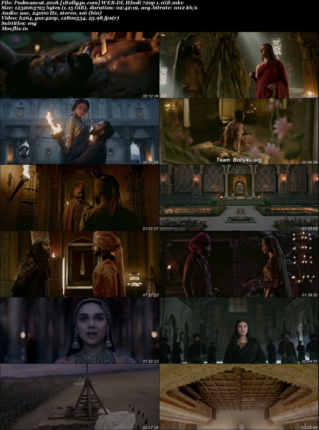 Padmaavat 2018 WEB-DL Hindi Full Movie Download 1080p 720p 480p