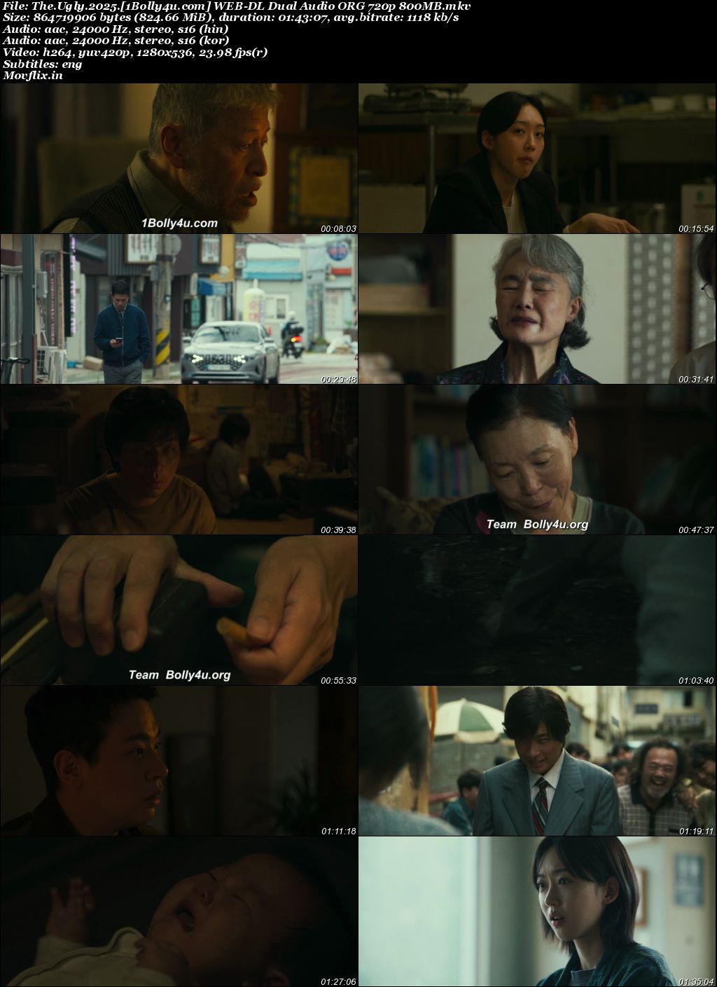 The Ugly 2025 WEB-DL Hindi Dual Audio ORG Full Movie Download 1080p 720p 480p