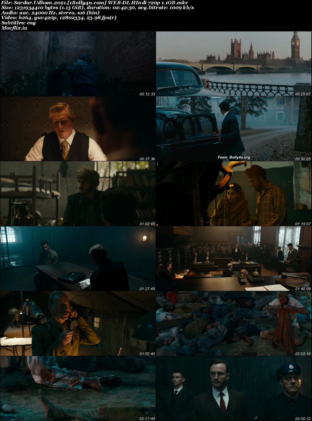 Sardar Udham 2021 WEB-DL Hindi Full Movie Download 1080p 720p 480p