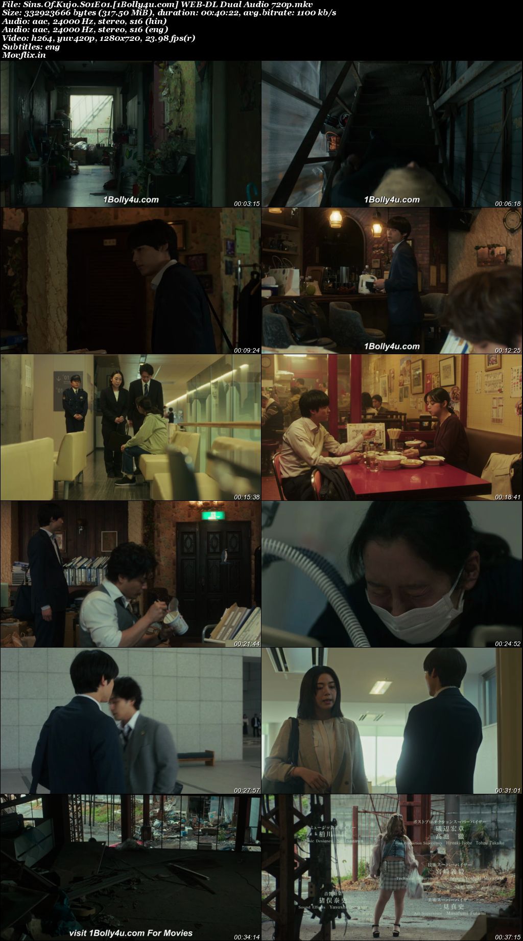 Sins Of Kujo 2026 WEB-DL Hindi Dual Audio ORG S01 Complete Download 720p 480p