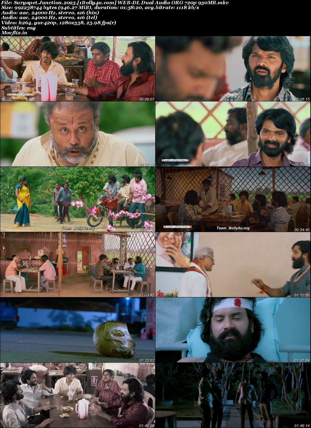Suryapet Junction 2025 WEB-DL UNCUT Hindi Dual Audio ORG Full Movie Download 1080p 720p 480p