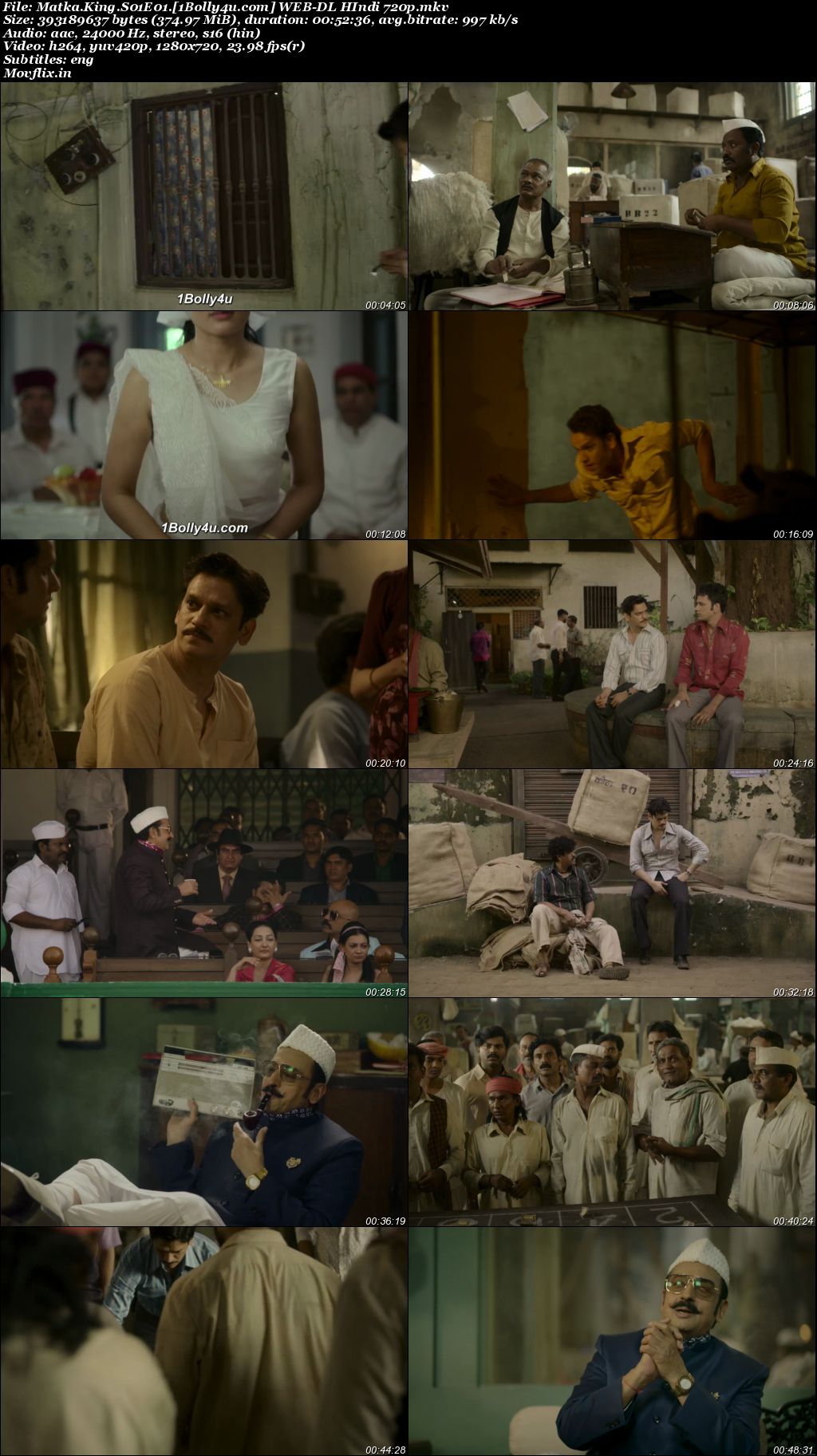 Matka King 2026 WEB-DL Hindi S01 Complete Download 720p 480p