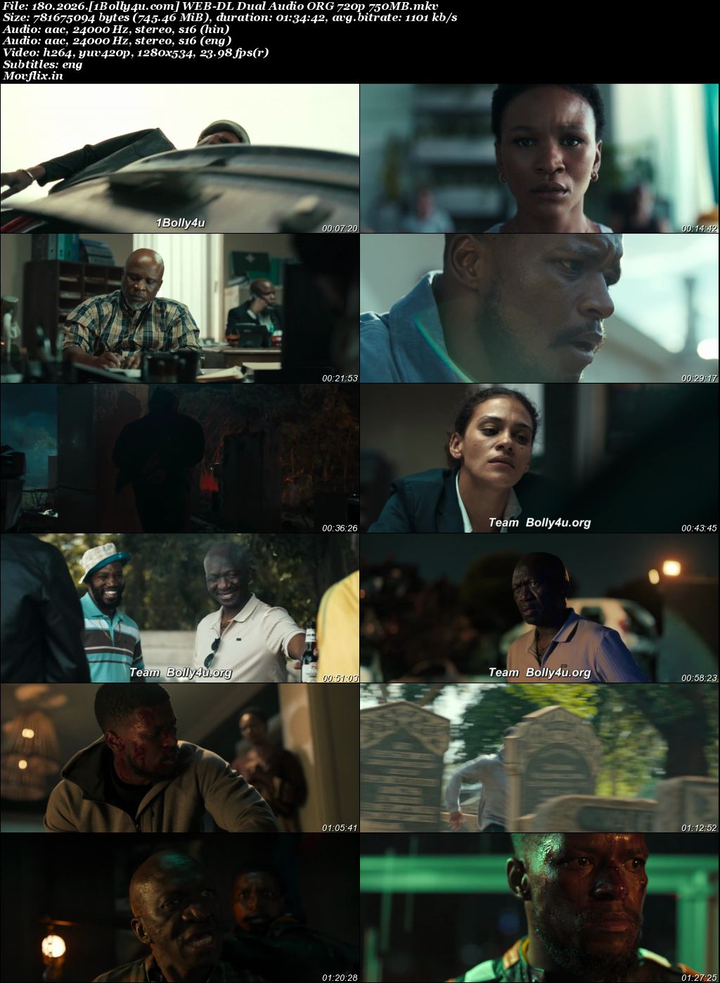 180 2026 WEB-DL Hindi Dual Audio ORG Full Movie Download 1080p 720p 480p