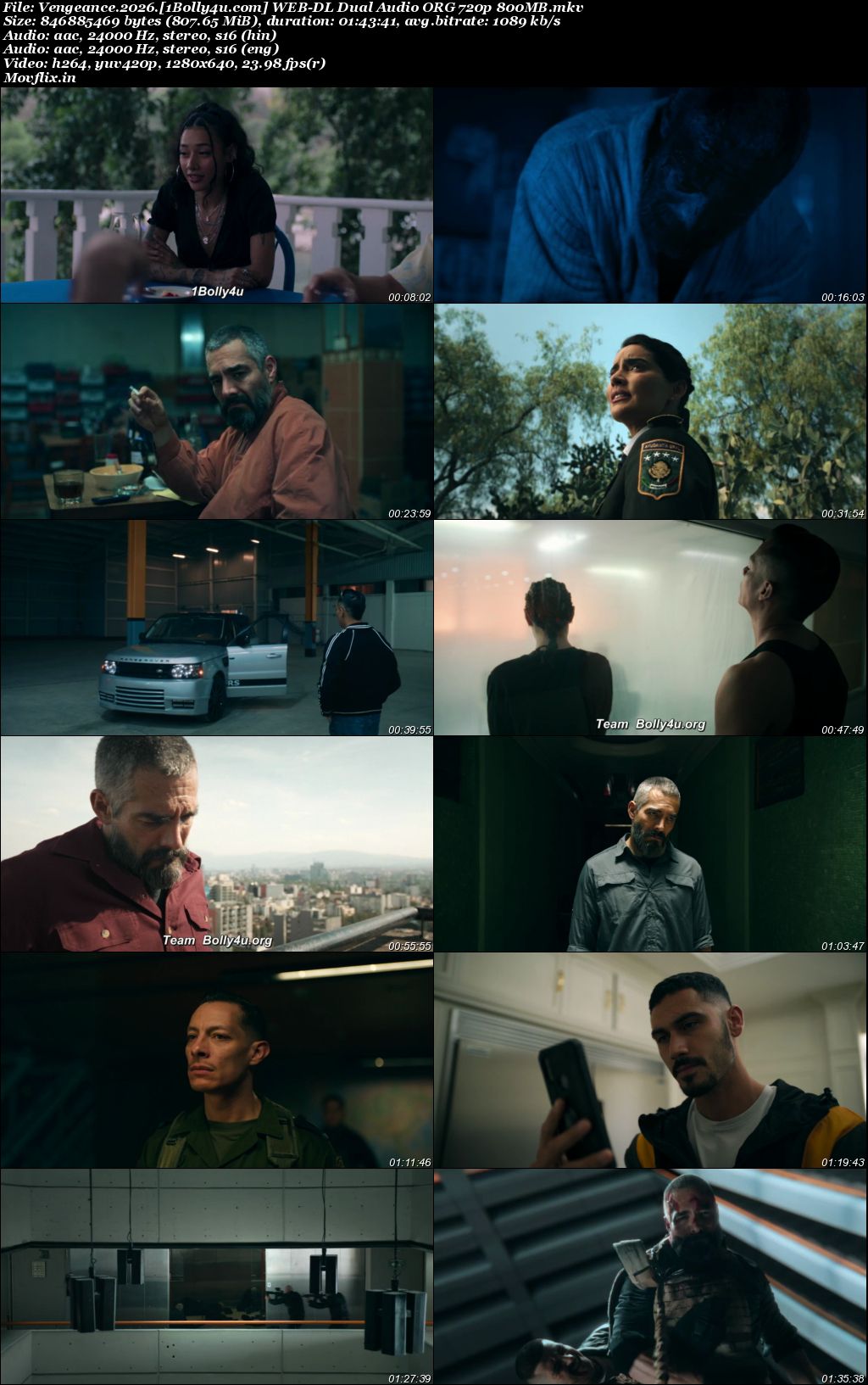 Vengeance 2026 WEB-DL Hindi Dual Audio ORG Full Movie Download 1080p 720p 480p