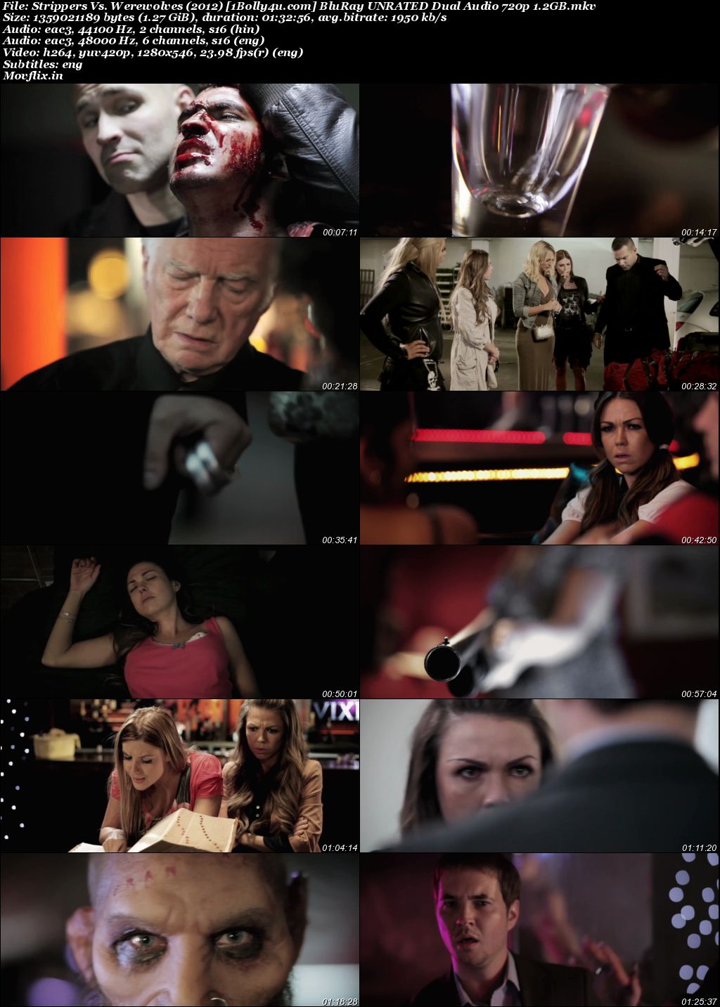 Strippers Vs Werewolves 2012 BluRay Hindi Dual Audio ORG Full Movie Download 720p 480p