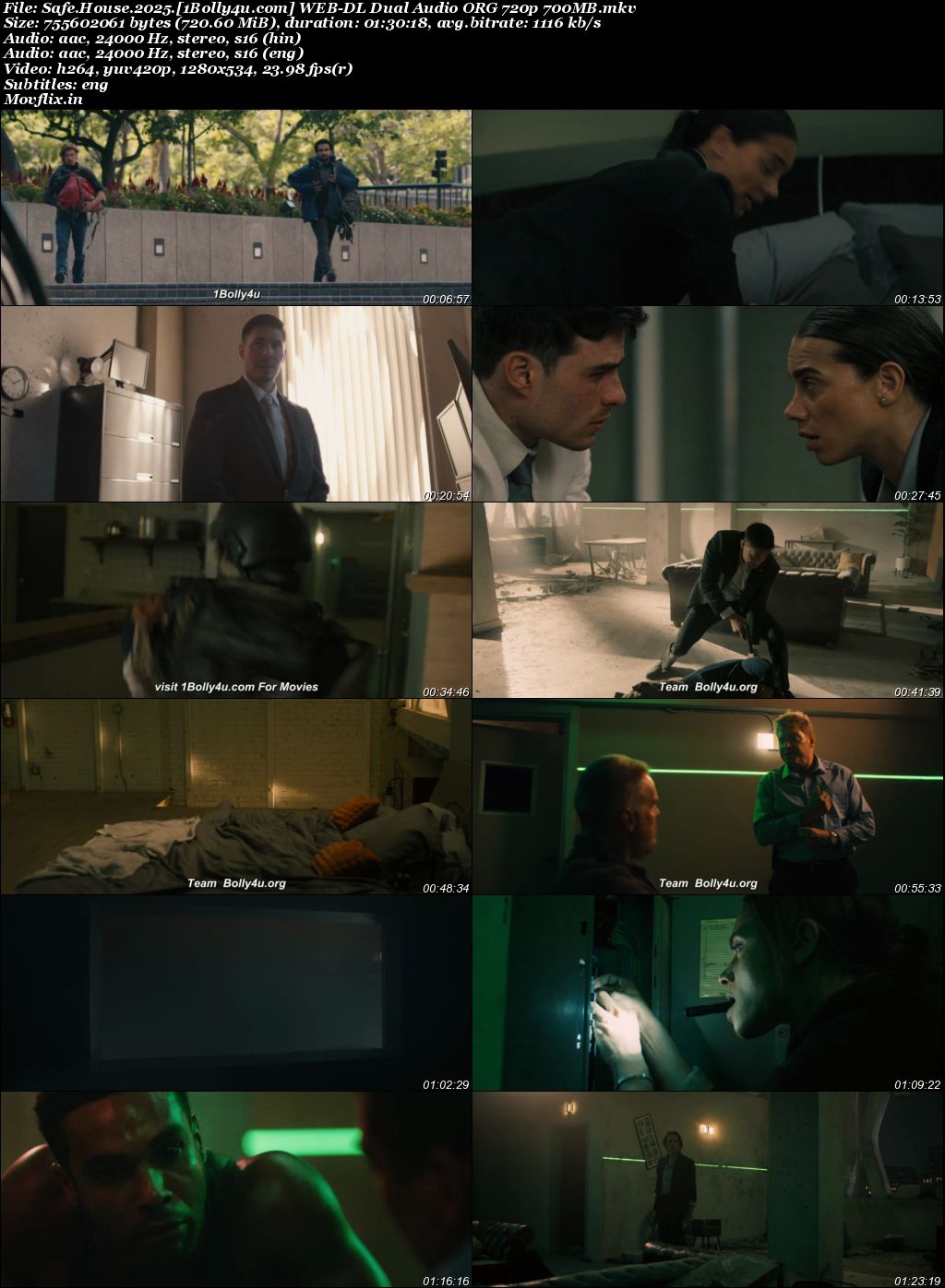Safe House 2025 WEB-DL Hindi Dual Audio ORG Full Movie Download 1080p 720p 480p