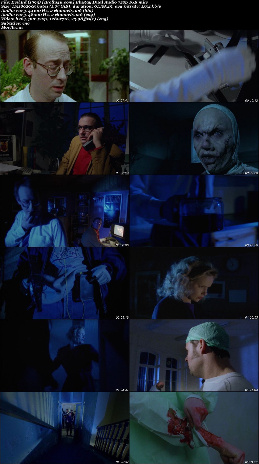 Evil Ed 1995 BluRay Hindi Dual Audio Full Movie Download 720p 480p