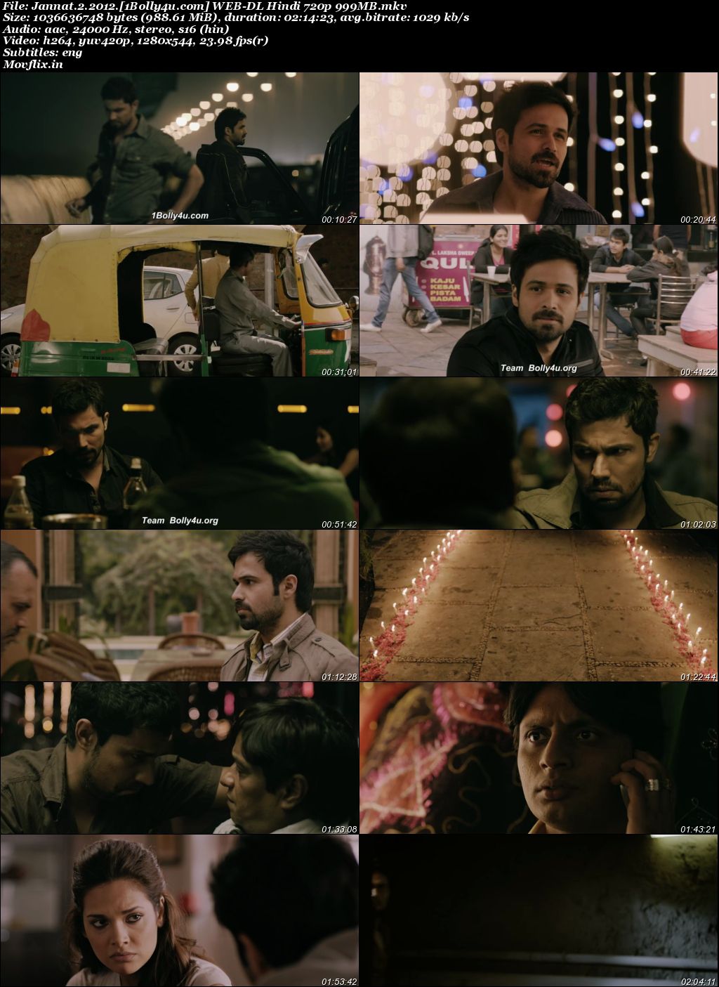 Jannat 2 2012 WEB-DL Hindi Full Movie Download 1080p 720p 480p