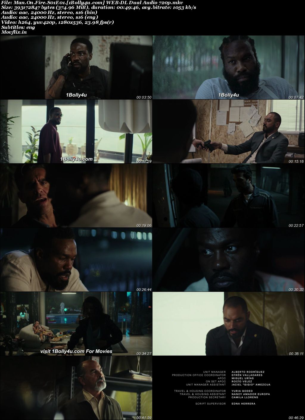 Man On Fire 2026 WEB-DL Hindi Dual Audio ORG S01 Complete Download 720p 480p