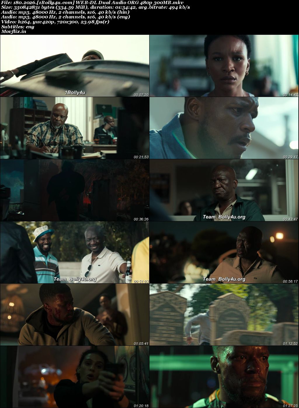 180 2026 WEB-DL Hindi Dual Audio ORG Full Movie Download 1080p 720p 480p
