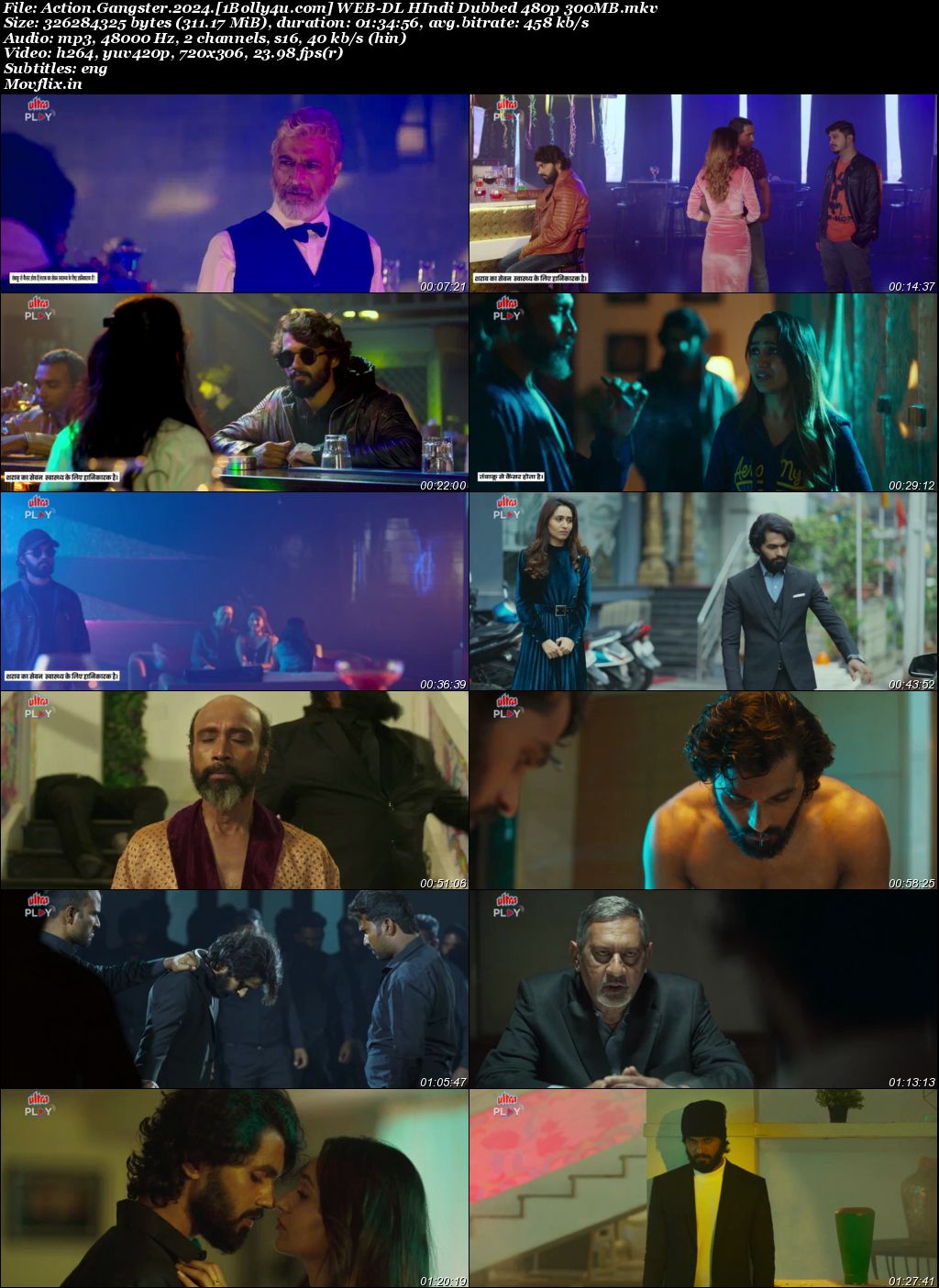 Action Gangster 2024 WEB-DL Hindi Dubbed ORG Full Movie Download 1080p 720p 480p