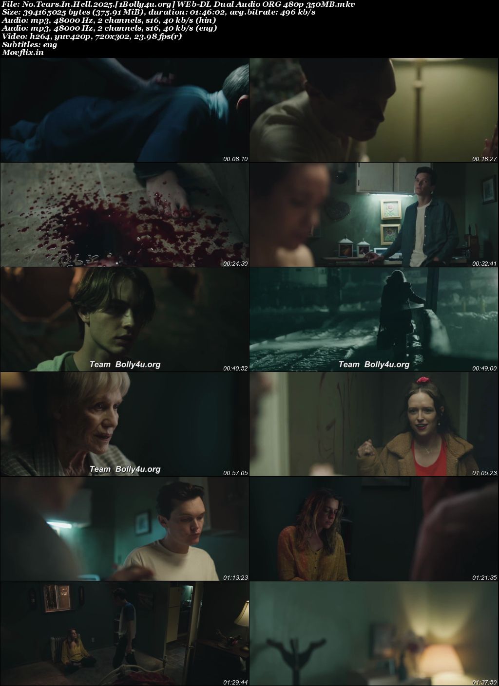 No Tears In Hell 2025 WEB-DL Hindi Dual Audio ORG Full Movie Download 1080p 720p 480p