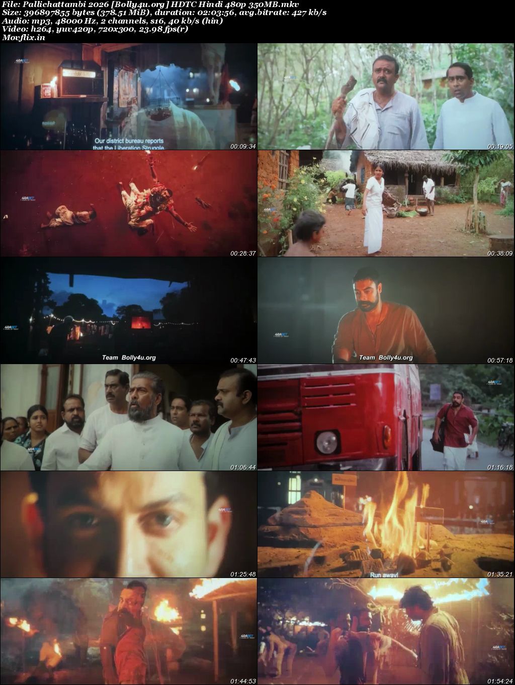 Pallichattambi 2026 HDTS Hindi Dubbed Full Movie Download 1080p 720p 480p