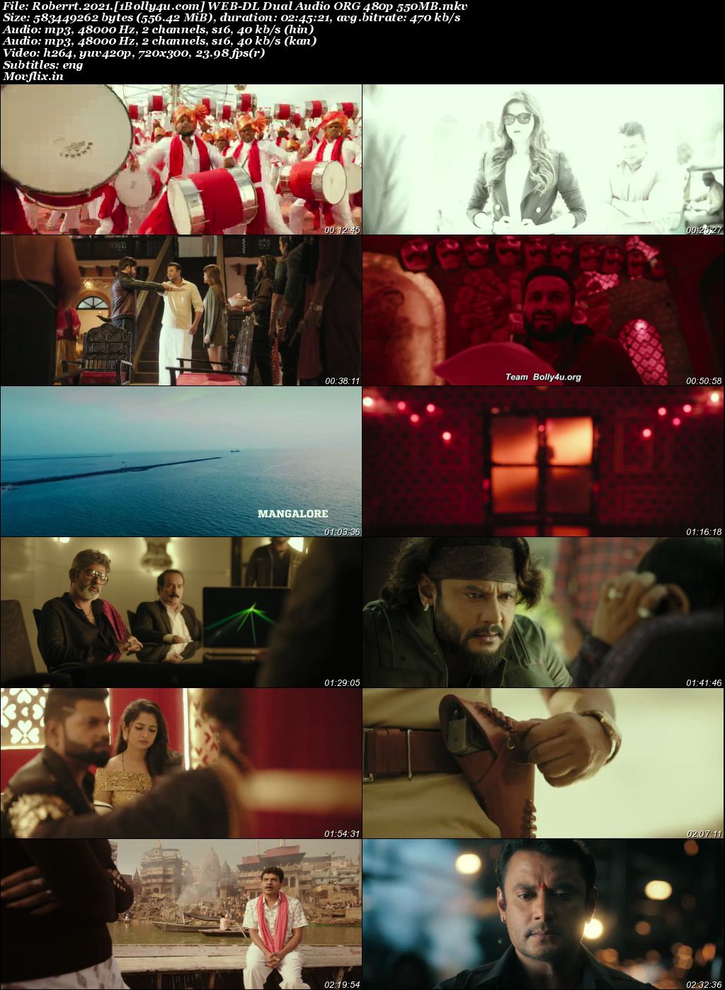 Roberrt 2021 WEB-DL UNCUT Hindi Dual Audio ORG Full Movie Download 1080p 720p 480p