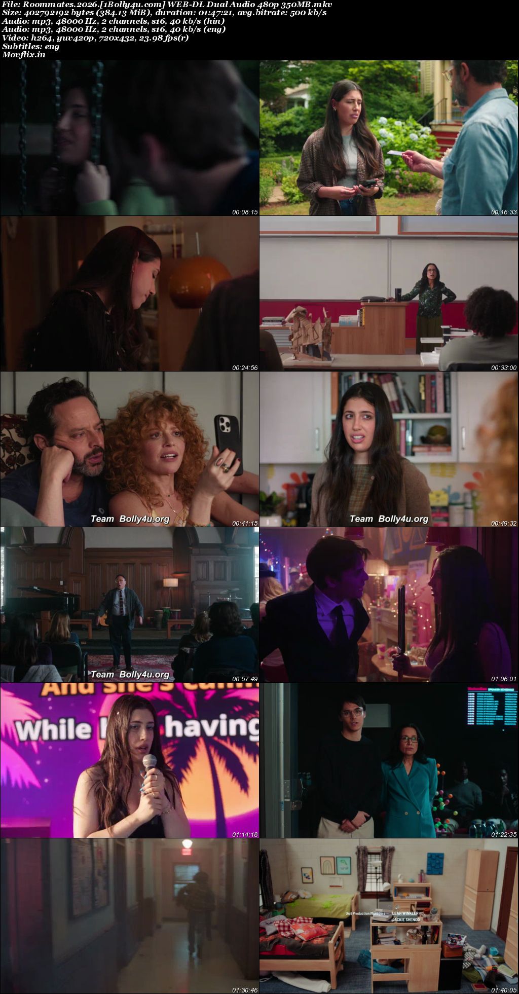 Roommates 2026 WEB-DL Hindi Dual Audio ORG Full Movie Download 1080p 720p 480p