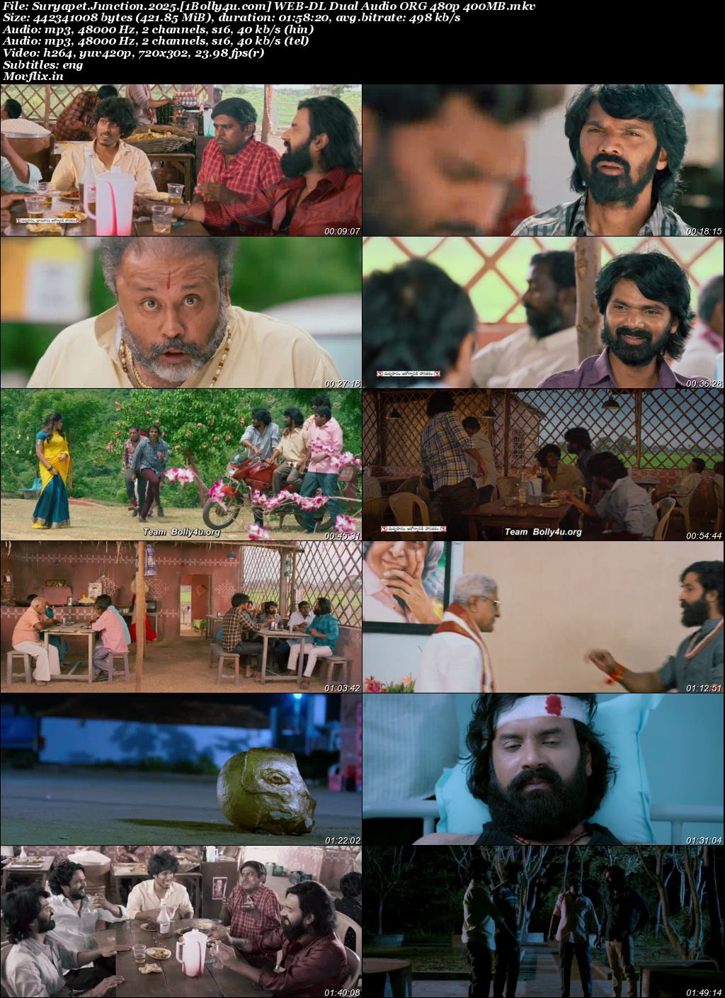 Suryapet Junction 2025 WEB-DL UNCUT Hindi Dual Audio ORG Full Movie Download 1080p 720p 480p