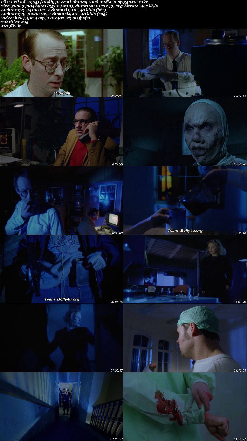 Evil Ed 1995 BluRay Hindi Dual Audio Full Movie Download 720p 480p