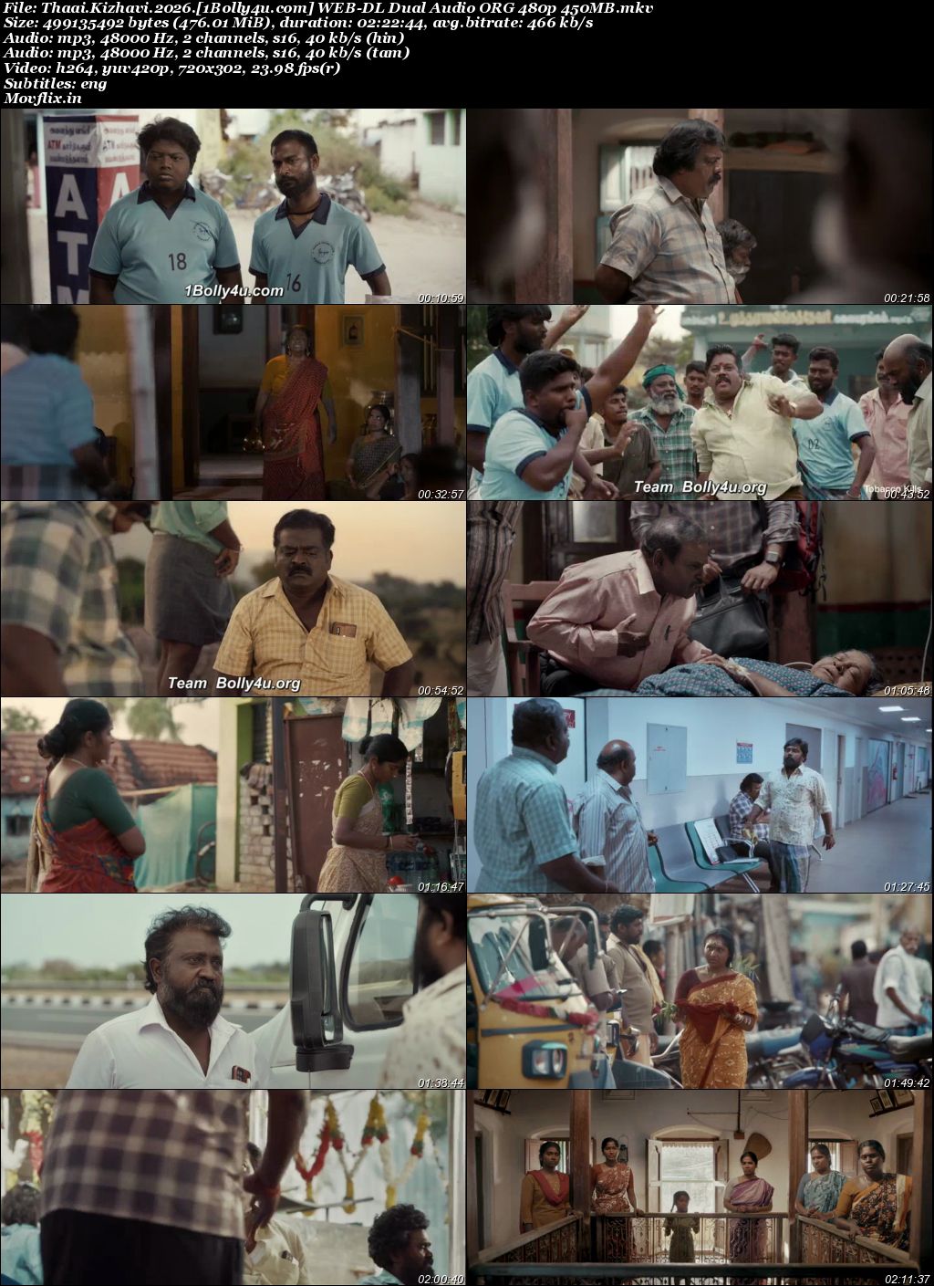 Thaai Kizhavi 2026 WEB-DL UNCUT Hindi Dual Audio ORG Full Movie Download 1080p 720p 480p