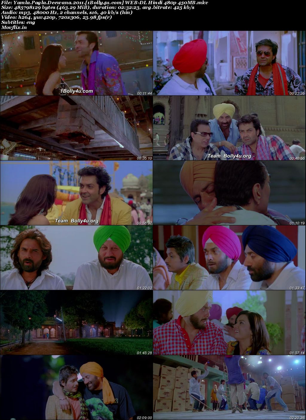 Yamla Pagla Deewana 2011 WEB-DL Hindi Full Movie Download 1080p 720p 480p