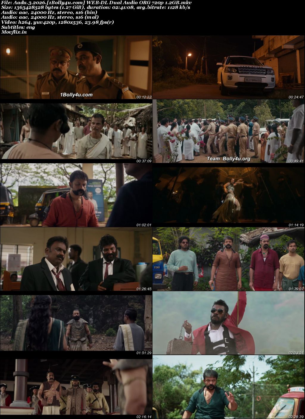 Aadu 3 2026 WEB-DL UNCUT Hindi Dual Audio ORG Full Movie Download 1080p 720p 480p