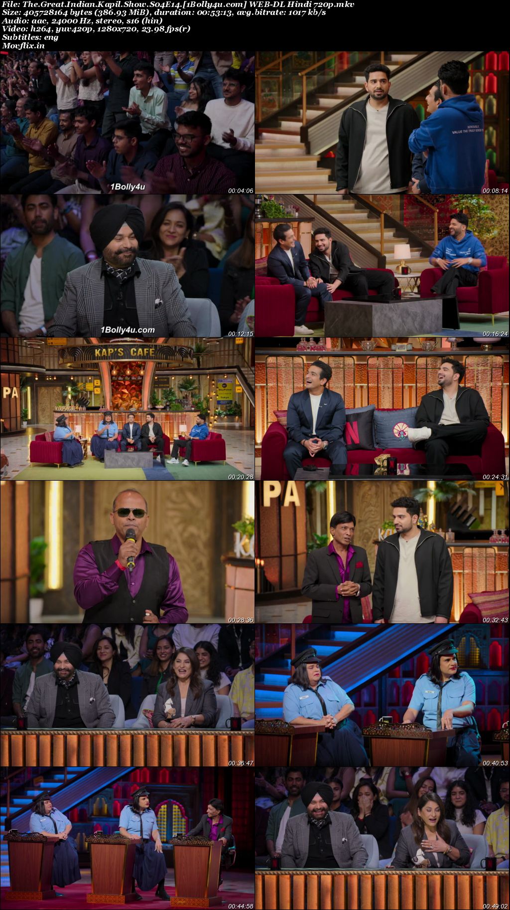 The Great Indian Kapil Show 2025 WEB-DL Hindi S04 Complete Download 720p