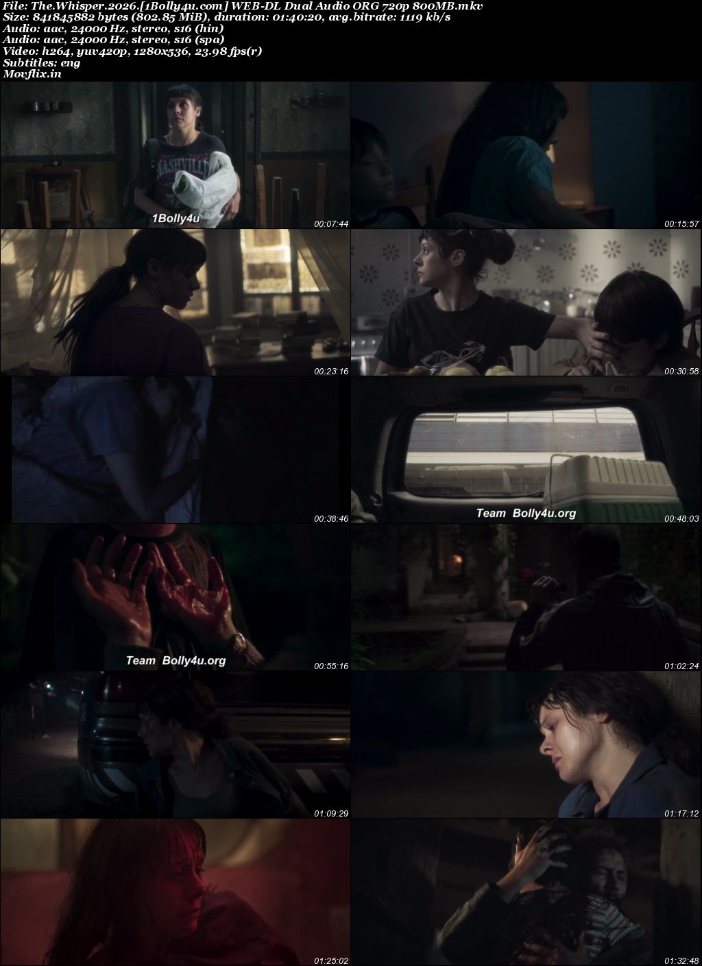 The Whisper 2026 WEB-DL Hindi Dual Audio ORG Full Movie Download 1080p 720p 480p