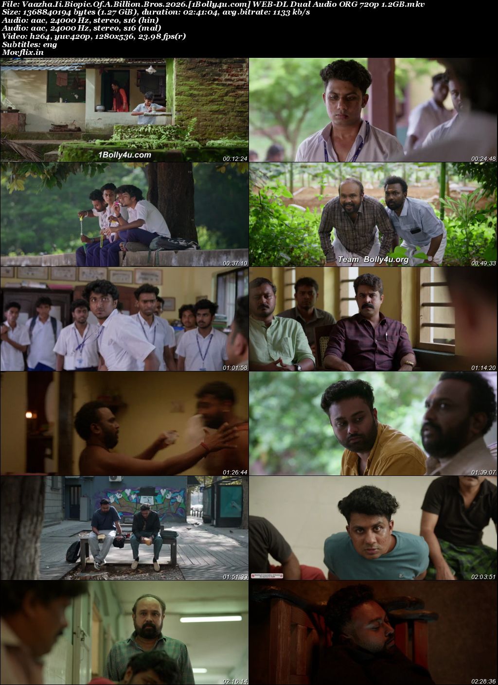 Vaazha II Biopic Of A Billion Bros 2026 UNCUT WEB-DL Hindi Dual Audio ORG Full Movie Download 1080p 720p 480p