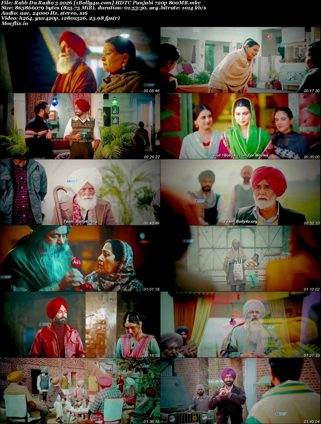 Rabb Da Radio 3 2026 HDTC Punjabi Full Movie Download 1080p 720p 480p