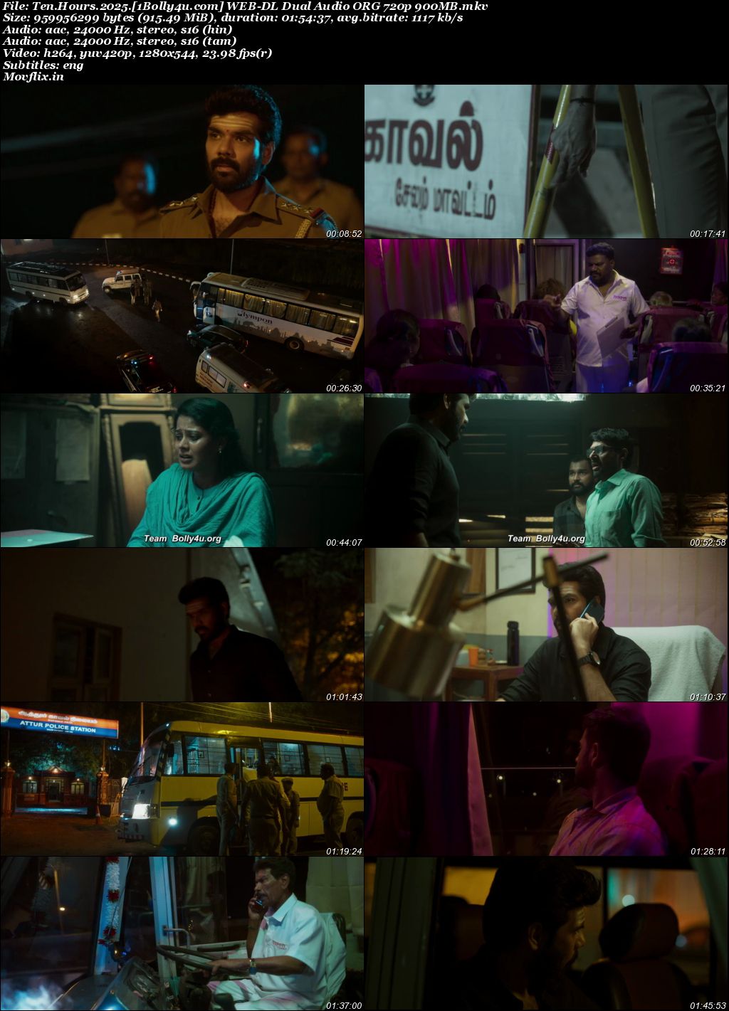 Ten Hours 2025 WEB-DL UNCUT Hindi Dual Audio ORG Full Movie Download 1080p 720p 480p