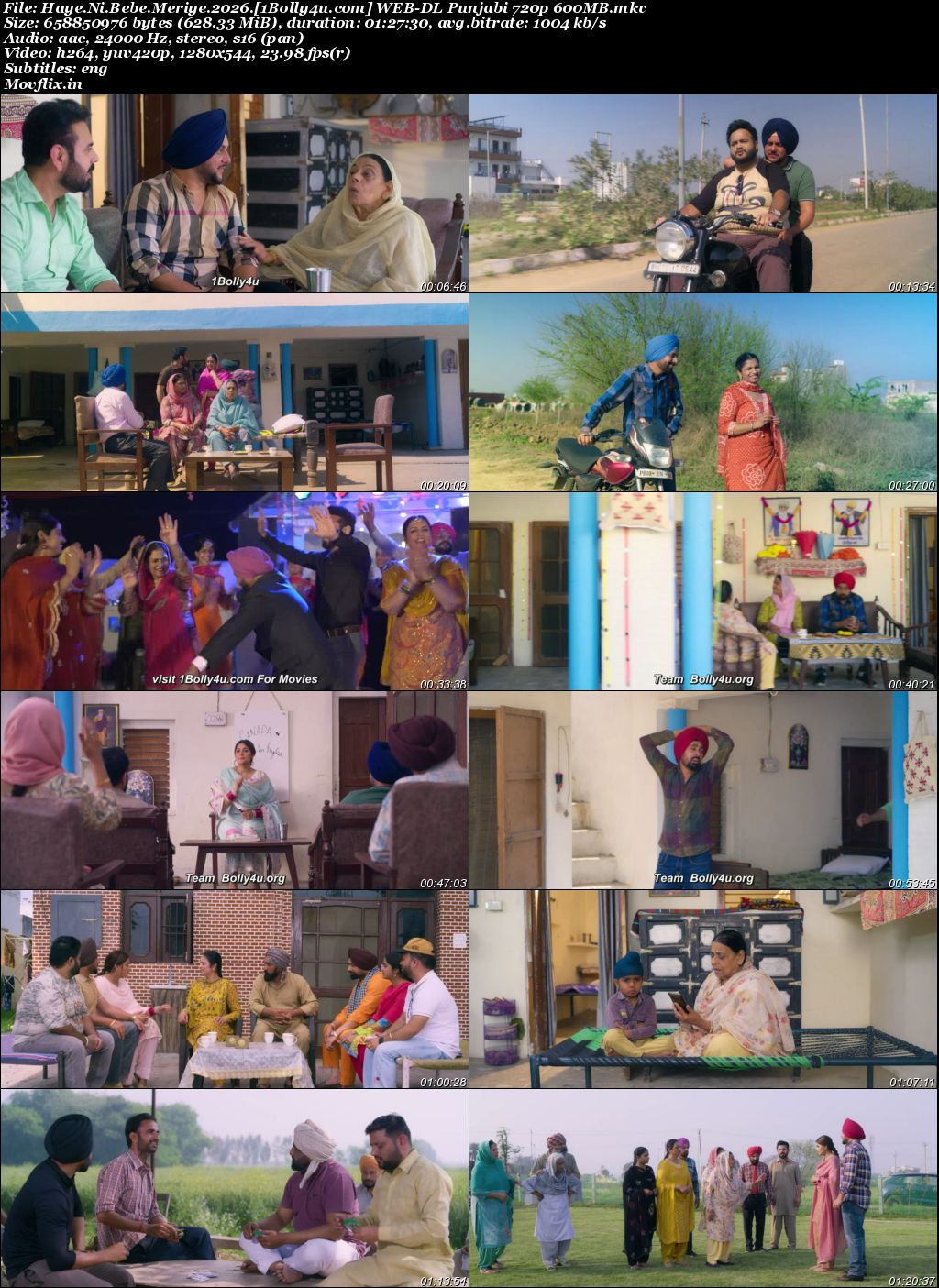 Haye Ni Bebe Meriye 2026 WEB-DL Punjabi Full Movie Download 1080p 720p 480p