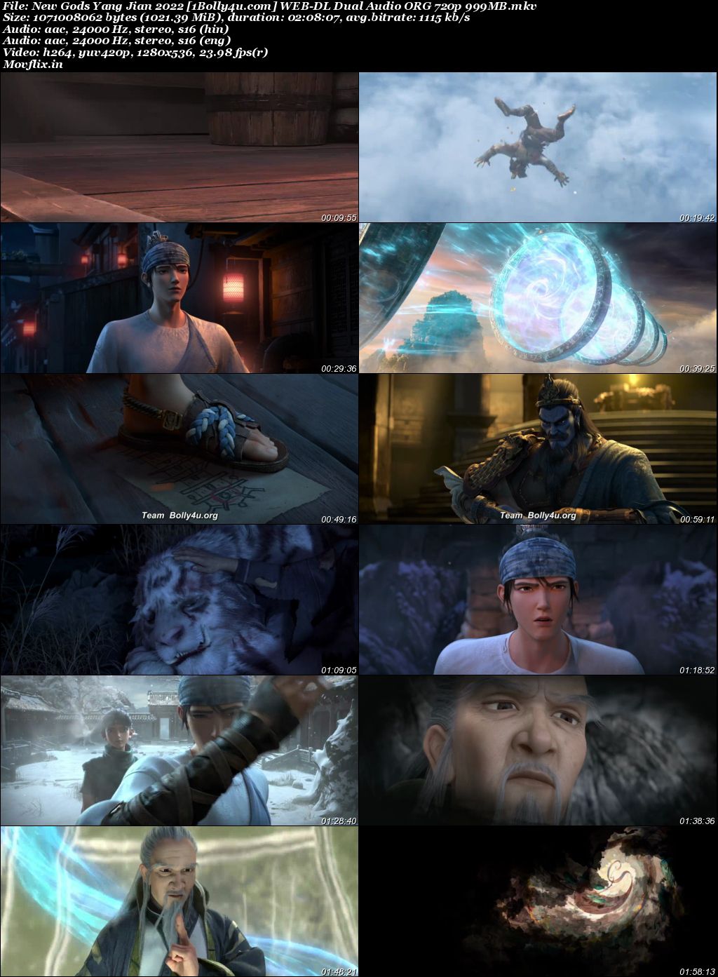 New Gods Yang Jian 2022 WEB-DL Hindi Dual Audio ORG Full Movie Download 1080p 720p 480p