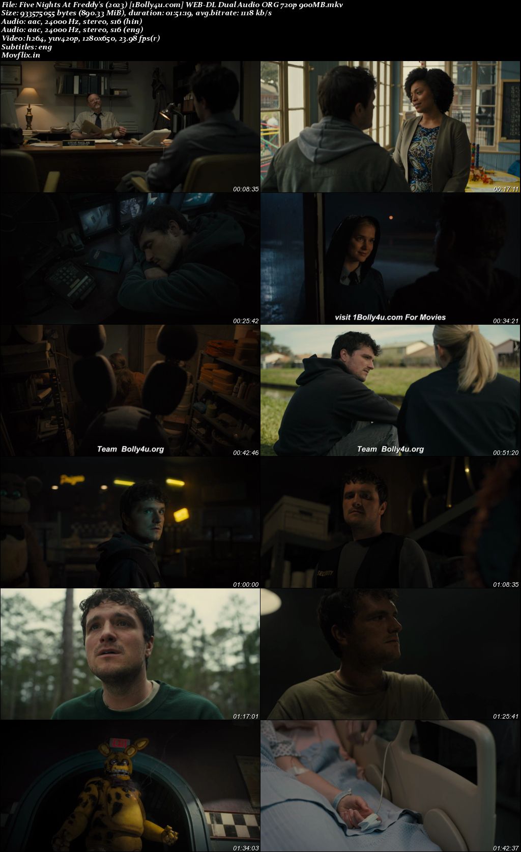 Five Nights At Freddys 2023 WEB-DL Hindi Dual Audio ORG Full Movie Download 1080p 720p 480p