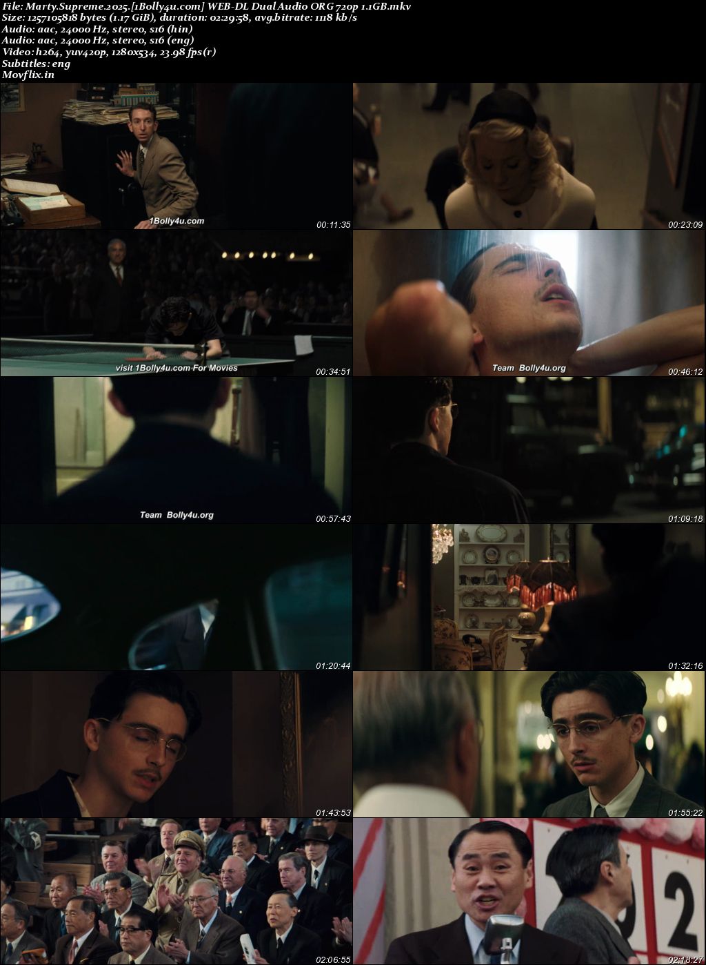 Marty Supreme 2025 WEB-DL Hindi Dual Audio ORG Full Movie Download 1080p 720p 480p