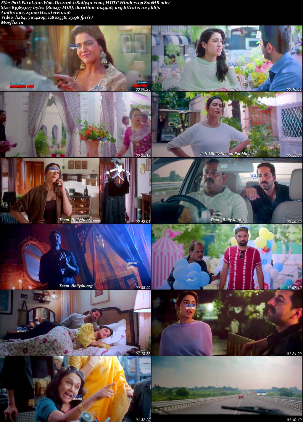 Pati Patni Aur Woh Do 2026 HDTC Hindi Full Movie Download 1080p 720p 480p