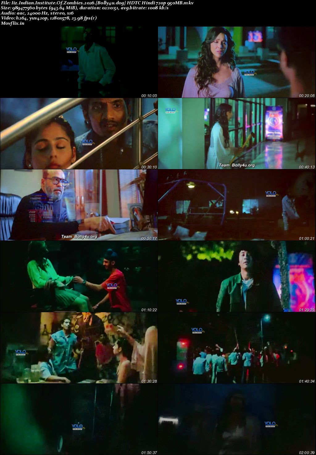 IIZ Indian Institute Of Zombies 2026 HDCAM Hindi Full Movie Download 1080p 720p 480p