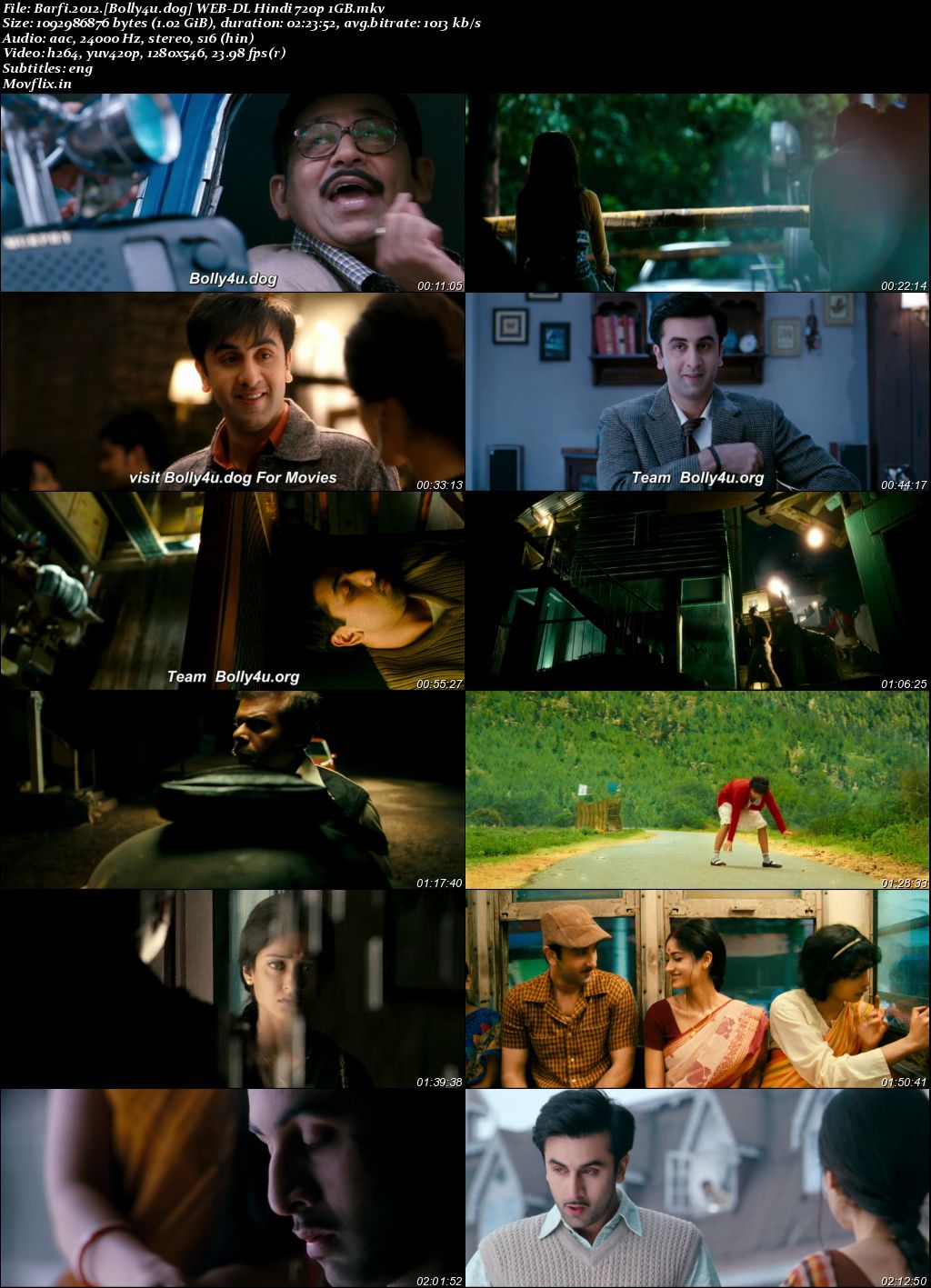 Barfi 2012 WEB-DL Hindi Full Movie Download 1080p 720p 480p