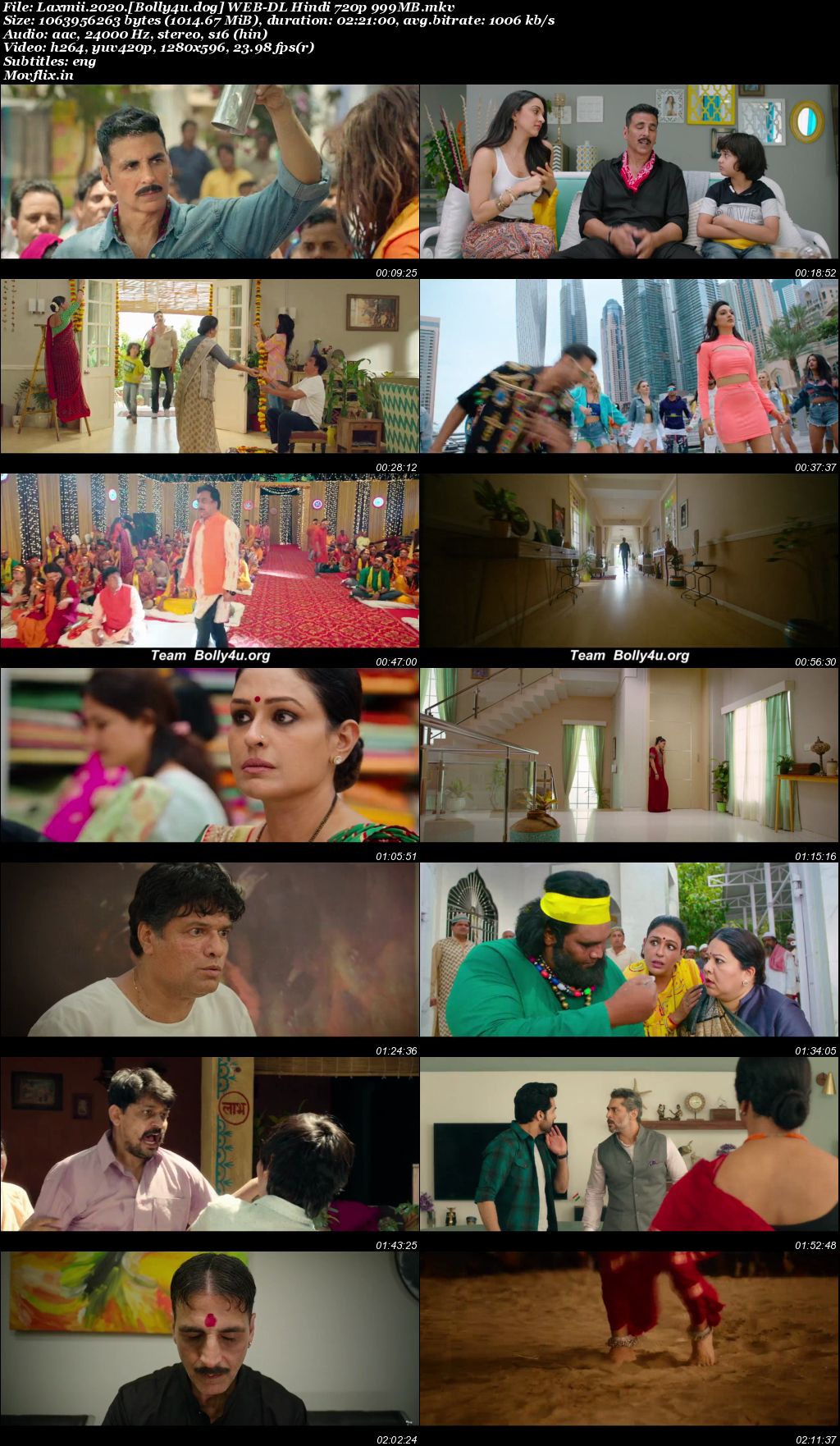 Laxmmi Bomb (Laxmii) 2020 WEB-DL Hindi Full Movie Download 1080p 720p 480p