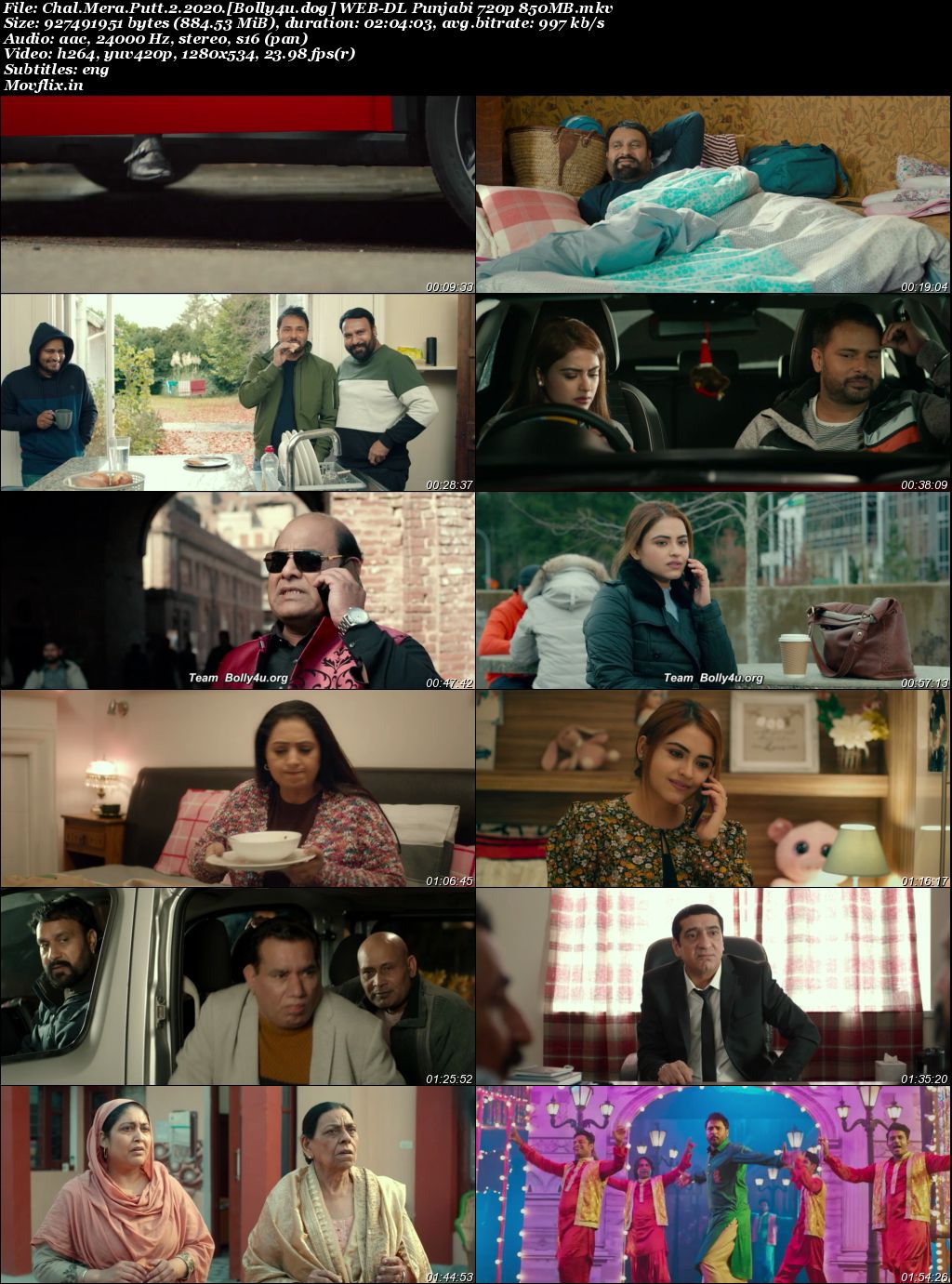 Chal Mera Putt 2 2020 WEB-DL Punjabi Full Movie Download 1080p 720p 480p