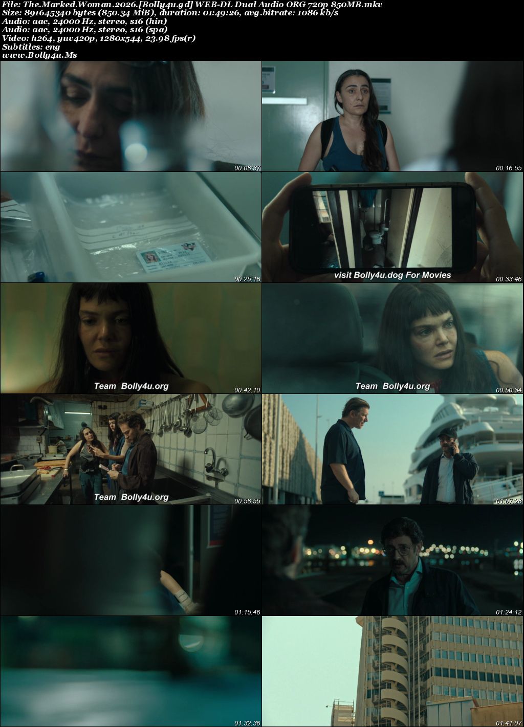The Marked Woman 2026 WEB-DL Hindi Dual Audio ORG Full Movie Download 1080p  720p  480p