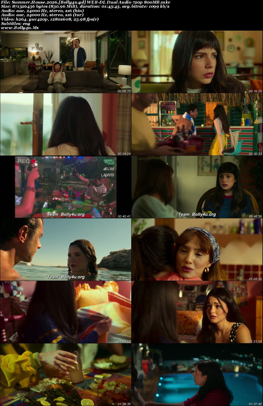 Summer House 2026 WEB-DL Hindi Dual Audio ORG Full Movie Download 1080p 720p 480p